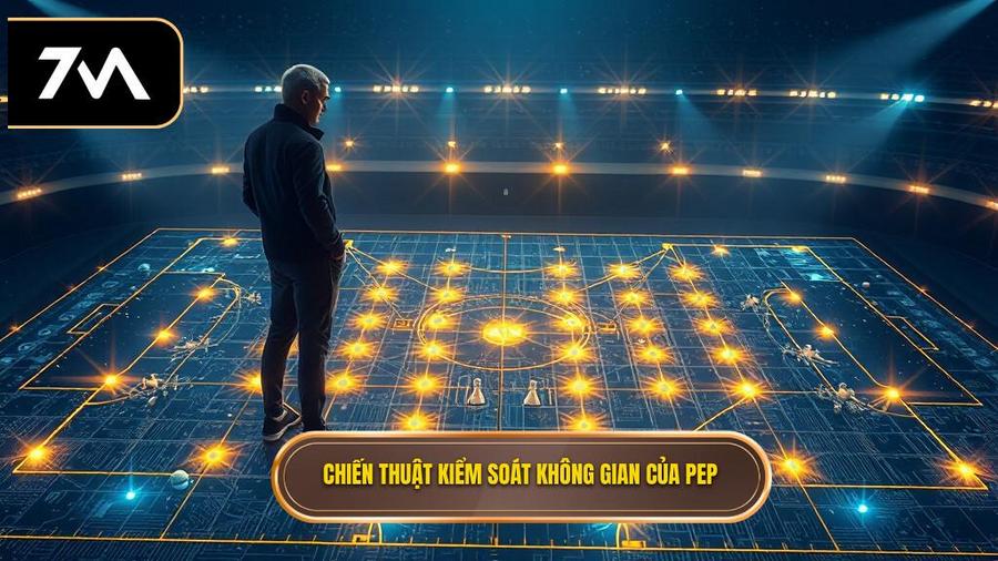  Chiến thuật kiểm soát không gian của Pep