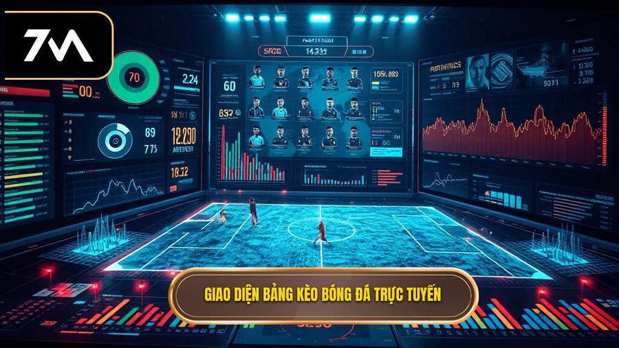 1. Giao diện bảng kèo bóng đá trực tuyến Giao diện bảng kèo bóng đá trực tuyến