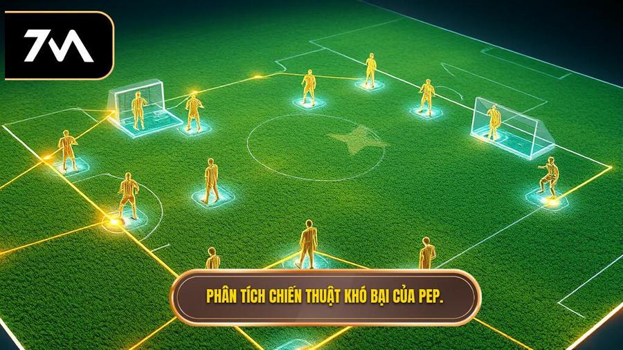 Phân tích chiến thuật khó bại của Pep.