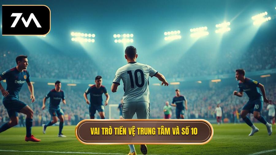 Vai trò tiền vệ trung tâm và số 10