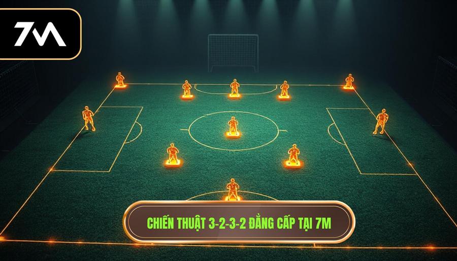 Chiến thuật bóng đá 3-2-3-2: Bí mật vận hành và cách tối ưu