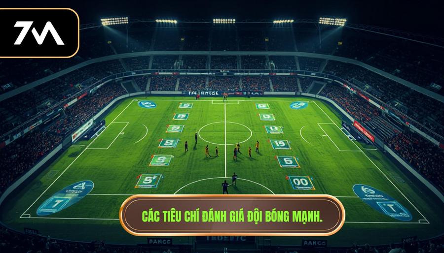 1. Các tiêu chí đánh giá đội bóng mạnh.