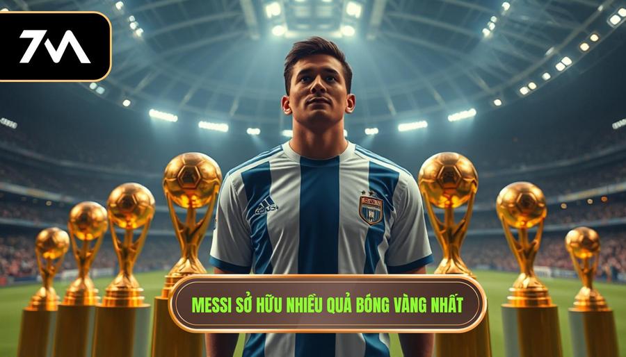 1. Messi sở hữu nhiều Quả bóng Vàng nhất