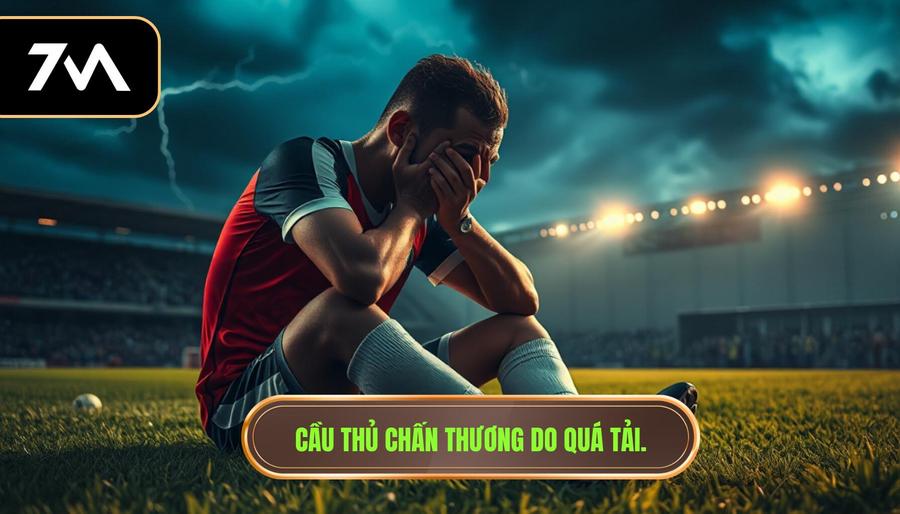 3. Cầu thủ chấn thương do quá tải.