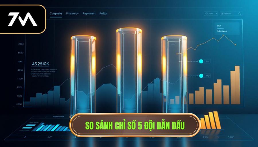3. So sánh chỉ số 5 đội dẫn đầu